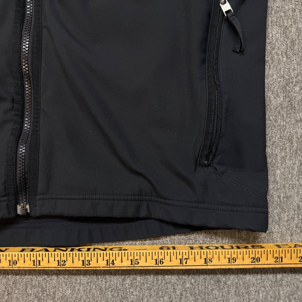 Nike FIT Therma Mens Large Black Softshell Fleece Lined Full Zip Jacket L - Picture 5 of 8